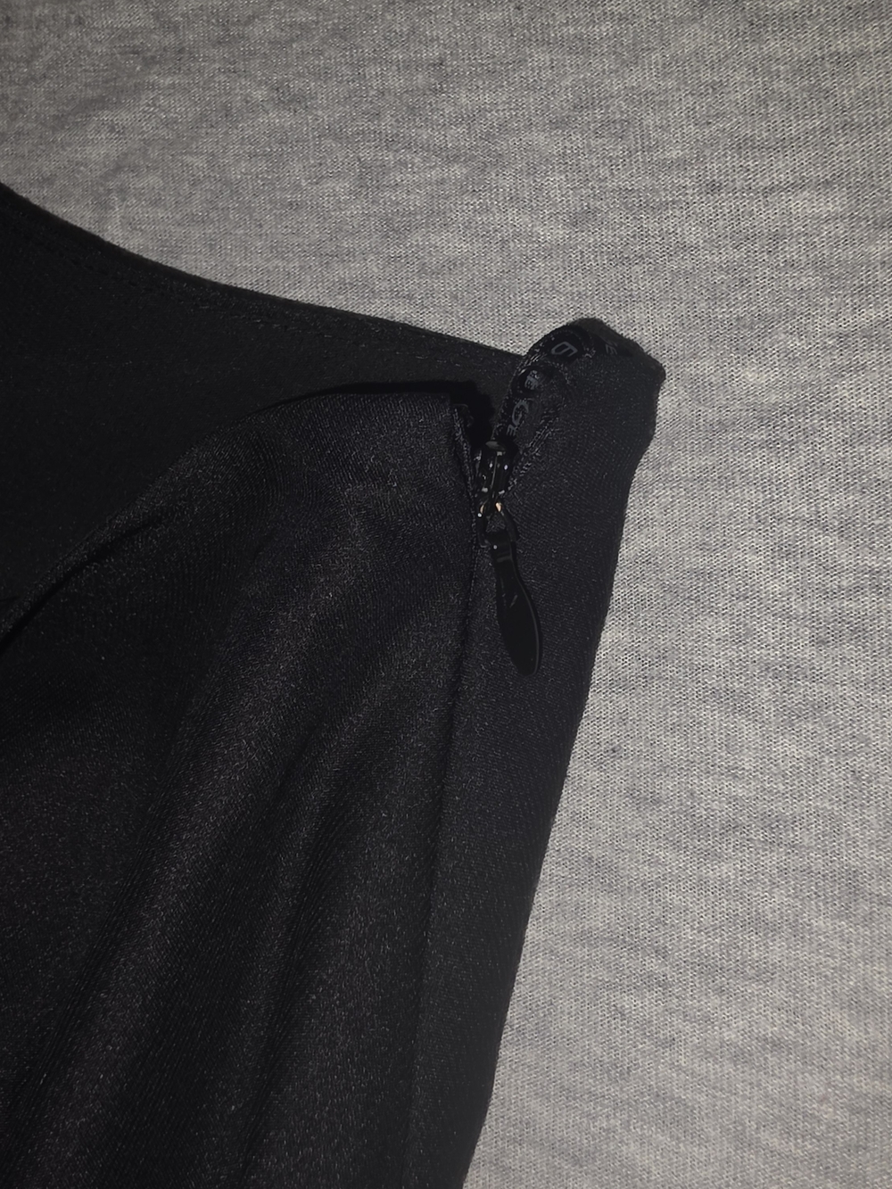 BCBGeneration One-Shoulder Black Draped Cocktail Party Dress - Picture 5 of 10